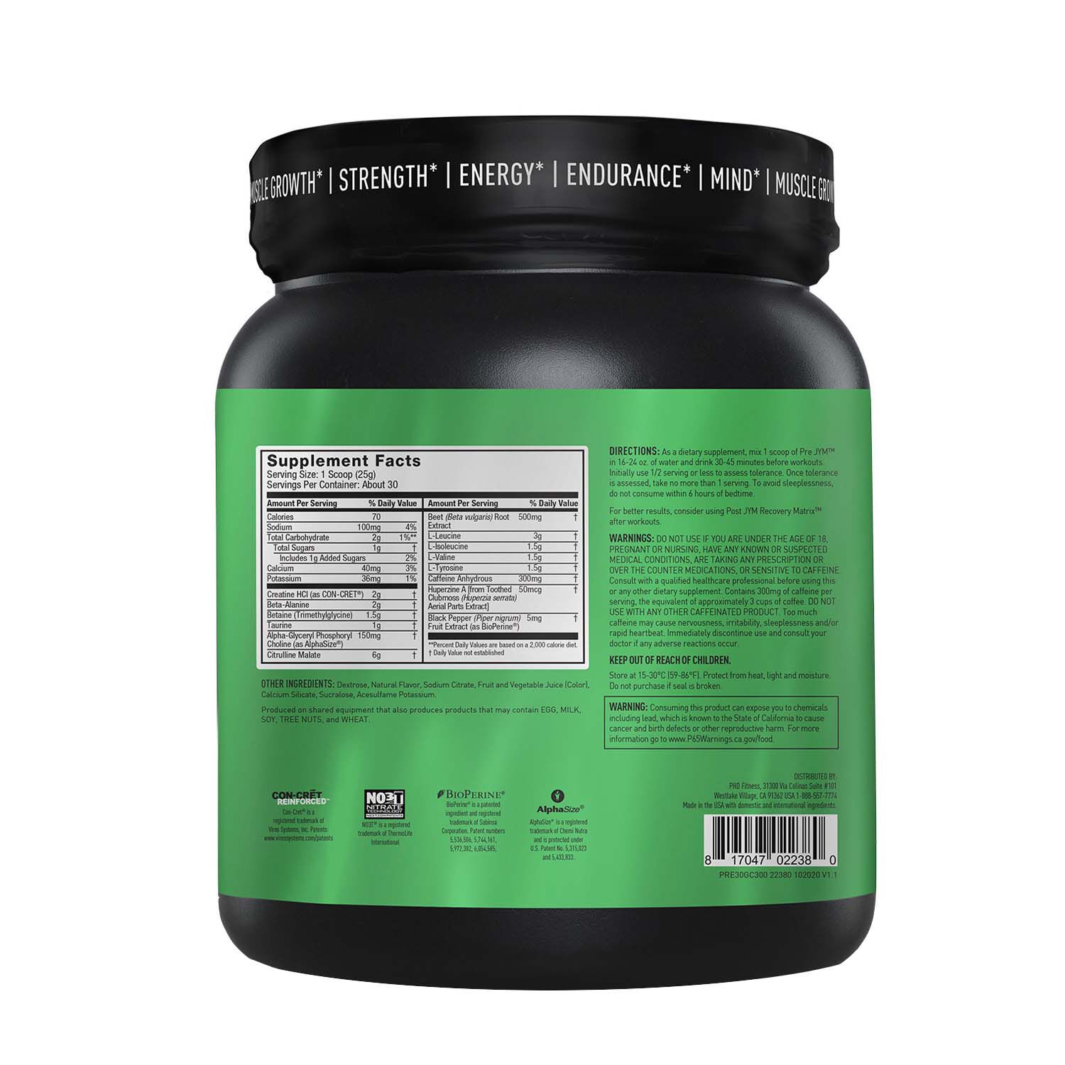 533865 Jym® Try Pre Jym Grape Candy 30 servings for a